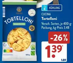 Aldi Süd CUCINA Tortelloni Angebot