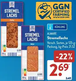 Aldi Süd ALMARE Stremellachs Angebot