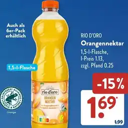 Aldi Süd RIO D'ORO Orangennektar Angebot