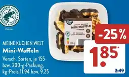 Aldi Süd MEINE KUCHEN WELT Mini-Waffeln Angebot