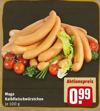 REWE Mago kalbfleischwürstchen Angebot