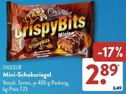 Aldi Süd CHOCEUR Mini-Schokoriegel Angebot