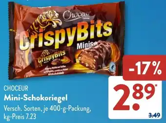 Aldi Süd CHOCEUR Mini-Schokoriegel Angebot