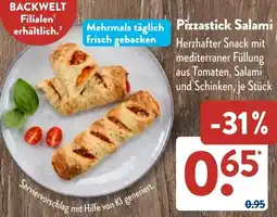 Aldi Süd Pizzastick Salami Angebot