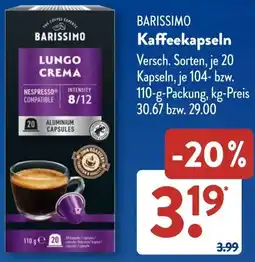 Aldi Süd BARISSIMO Kaffeekapseln Angebot