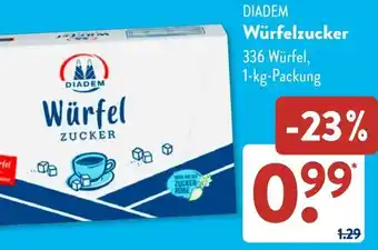 Aldi Süd DIADEM Würfelzucker Angebot
