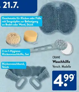 Aldi Süd CRANE Waschhilfe Angebot