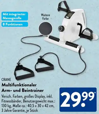 Aldi Süd CRANE Multifunktionaler Arm- und Beintrainer Angebot