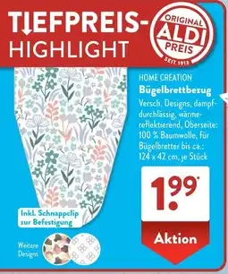 Aldi Süd HOME CREATION Bügelbrettbezug Angebot