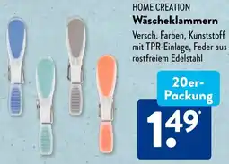 Aldi Süd HOME CREATION Wäscheklammern Angebot