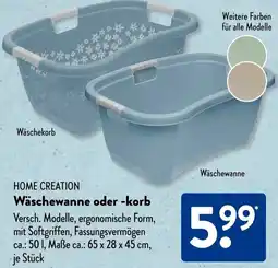 Aldi Süd HOME CREATION Wäschewanne oder -korb Angebot
