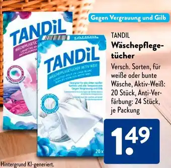 Aldi Süd TANDIL Wäschepflegetücher Angebot