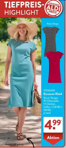 Aldi Süd UP2FASHION Kurzarm-Kleid Angebot