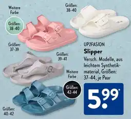 Aldi Süd UP2FASION Slipper Angebot