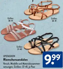 Aldi Süd UP2FASHION Riemchensandalen Angebot