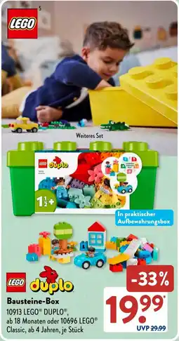 Aldi Süd LEGO duplo Bausteine-Box Angebot