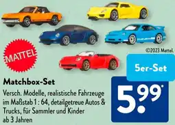 Aldi Süd MATTEL Matchbox-Set Angebot