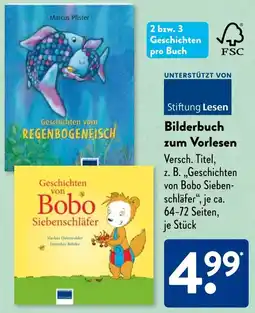 Aldi Süd Bilderbuch zum Vorlesen Angebot