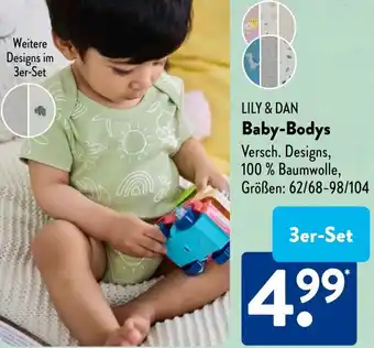 Aldi Süd LILY & DAN Baby-Bodys Angebot