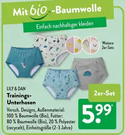 Aldi Süd LILY & DAN Trainings Unterhosen Angebot