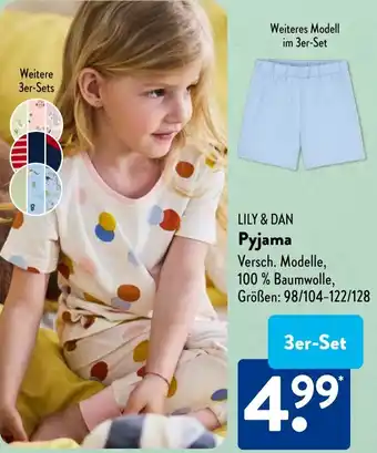 Aldi Süd LILY & DAN Pyjama Angebot