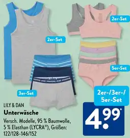 Aldi Süd LILY & DAN Unterwäsche Angebot