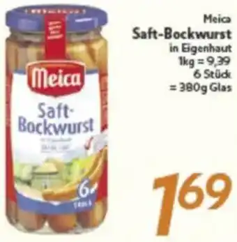 inkoop Meica Saft Bockwurst Angebot