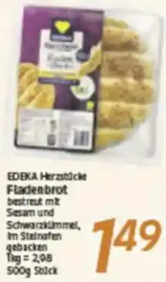 inkoop EDEKA Herzstücke Fladenbrot Angebot