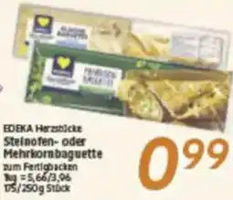 inkoop EDEKA Herzstücke Steinofen- oder Mehrkornbaguette Angebot