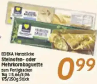 inkoop EDEKA Herzstücke Steinofen- oder Mehrkornbaguette Angebot