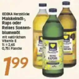inkoop EDEKA Herzstücke Maiskeimol, Raps oder Reines Sonnenblumenol Angebot