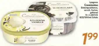 inkoop Langnese Cremissimo Angebot
