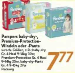 inkoop Pampers baby-dry, Premium-Protection Windeln oder Pants Angebot
