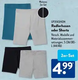 Aldi Süd UP2FASHION Radlerhosen oder Shorts Angebot