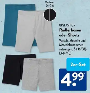 Aldi Süd UP2FASHION Radlerhosen oder Shorts Angebot