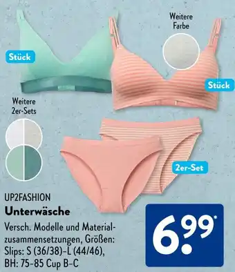 Aldi Süd UP2FASHION Unterwäsche Angebot