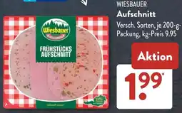 Aldi Süd WIESBAUER Aufschnitt Angebot
