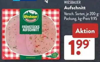 Aldi Süd WIESBAUER Aufschnitt Angebot