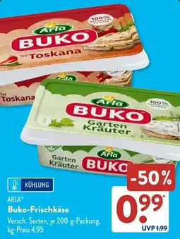 Aldi Süd ARLA Buko-Frischkäse Angebot
