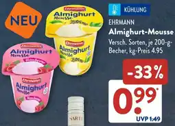 Aldi Süd EHRMANN Almighurt-Mousse Angebot