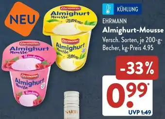 Aldi Süd EHRMANN Almighurt-Mousse Angebot