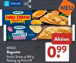 Aldi Süd MEGGLE Baguette Angebot