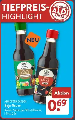 Aldi Süd ASIA GREEN GARDEN Soja-Sauce Angebot