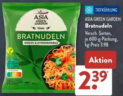 Aldi Süd ASIA GREEN GARDEN Bratnudeln Angebot