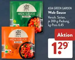 Aldi Süd ASIA GREEN GARDEN Wok-Sauce Angebot