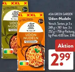 Aldi Süd ASIA GREEN GARDEN Udon-Nudeln Angebot