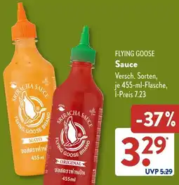 Aldi Süd FLYING GOOSE Sauce Angebot