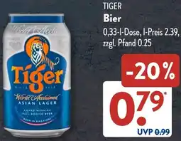 Aldi Süd TIGER Bier Angebot