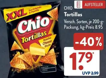 Aldi Süd CHIO Tortillas Angebot