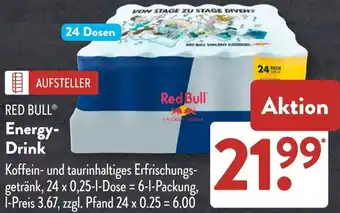 Aldi Süd RED BULL Energy Drink Angebot